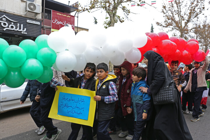 راهپیمایی سیزده آبان ۱۴۰۲- قزوین