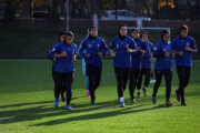 Training der Fußballmannschaft von Frauen in Usbekistan
