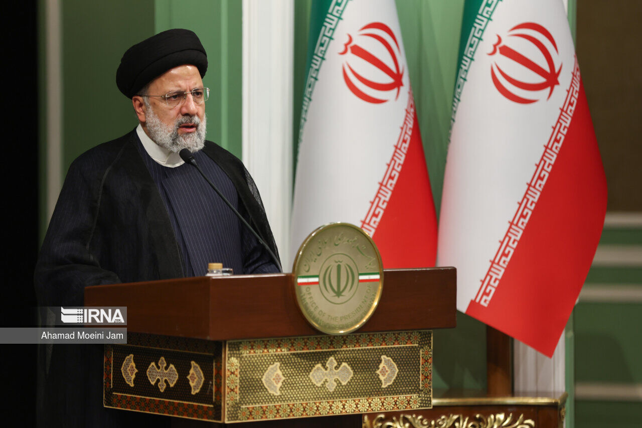سخنان آیت الله رئیسی در نشست خبری مشترک با نخست وزیر عراق