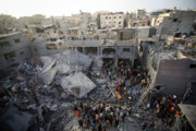 ادامه بمباران مناطق مسکونی غزه توسط هواپیماهای رژیم «اسرائیل»
