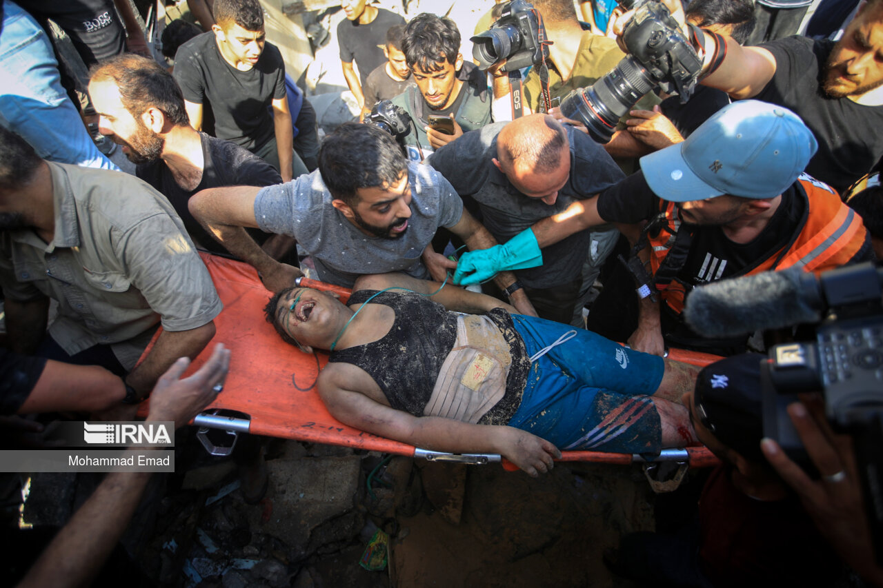 جنایات رژیم صهیونیستی در خان یونس