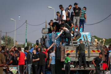 آوارگی هزاران فلسطینی در غزه آوارگان فلسطین در غزه آوارگان فلسطینی در غزه نوار غزه تهدید رژیم صهیونیستی