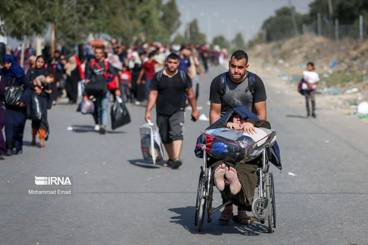 Gazze'de 1 milyon 700 bin Filistinlinin yerinden edilmesi havadan görüntülendi