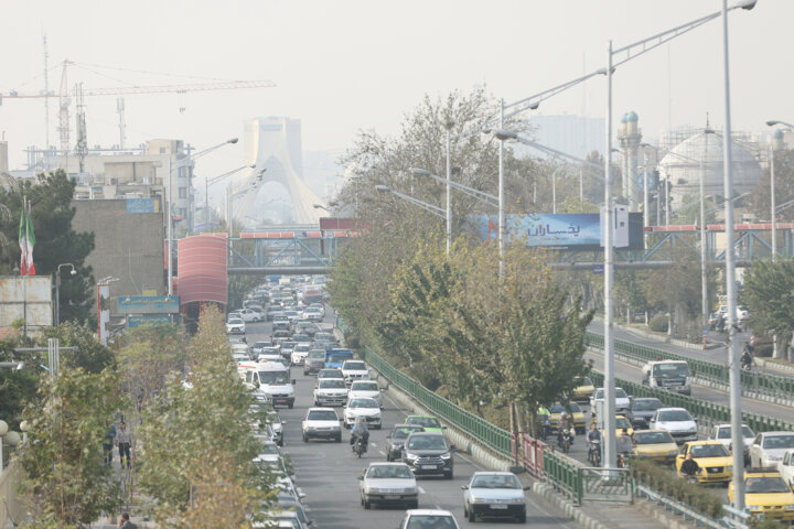 هشدار نارنجی آلودگی هوا در تهران