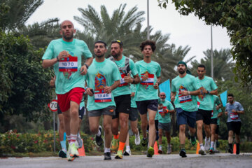 La competición de maratón en Kish 
