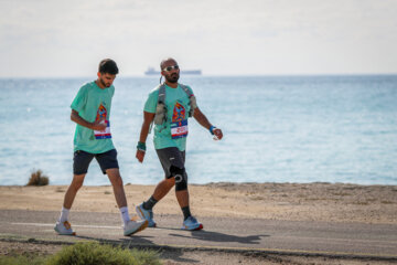 La competición de maratón en Kish 
