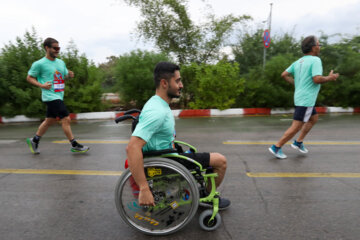 La competición de maratón en Kish 
