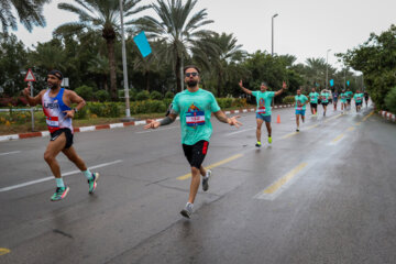 La competición de maratón en Kish 
