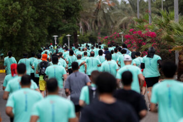 La competición de maratón en Kish 
