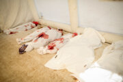 ورود اجساد ۸۰ شهید به بیمارستان «کمال عدوان» غزه