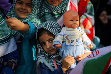 راهپیمایی مردم در حمایت از کودکان غزه-  زاهدان