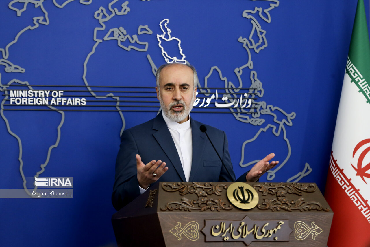 اسلامی جمہوریہ ایران پر الزام تراشی رائے عامہ کو بدلنے کی ناکام کوشش ہے، کنعانی