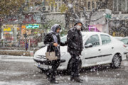 کاهش محسوس دما و آغاز بارش برف در برخی شهرهای آذربایجان‌شرقی