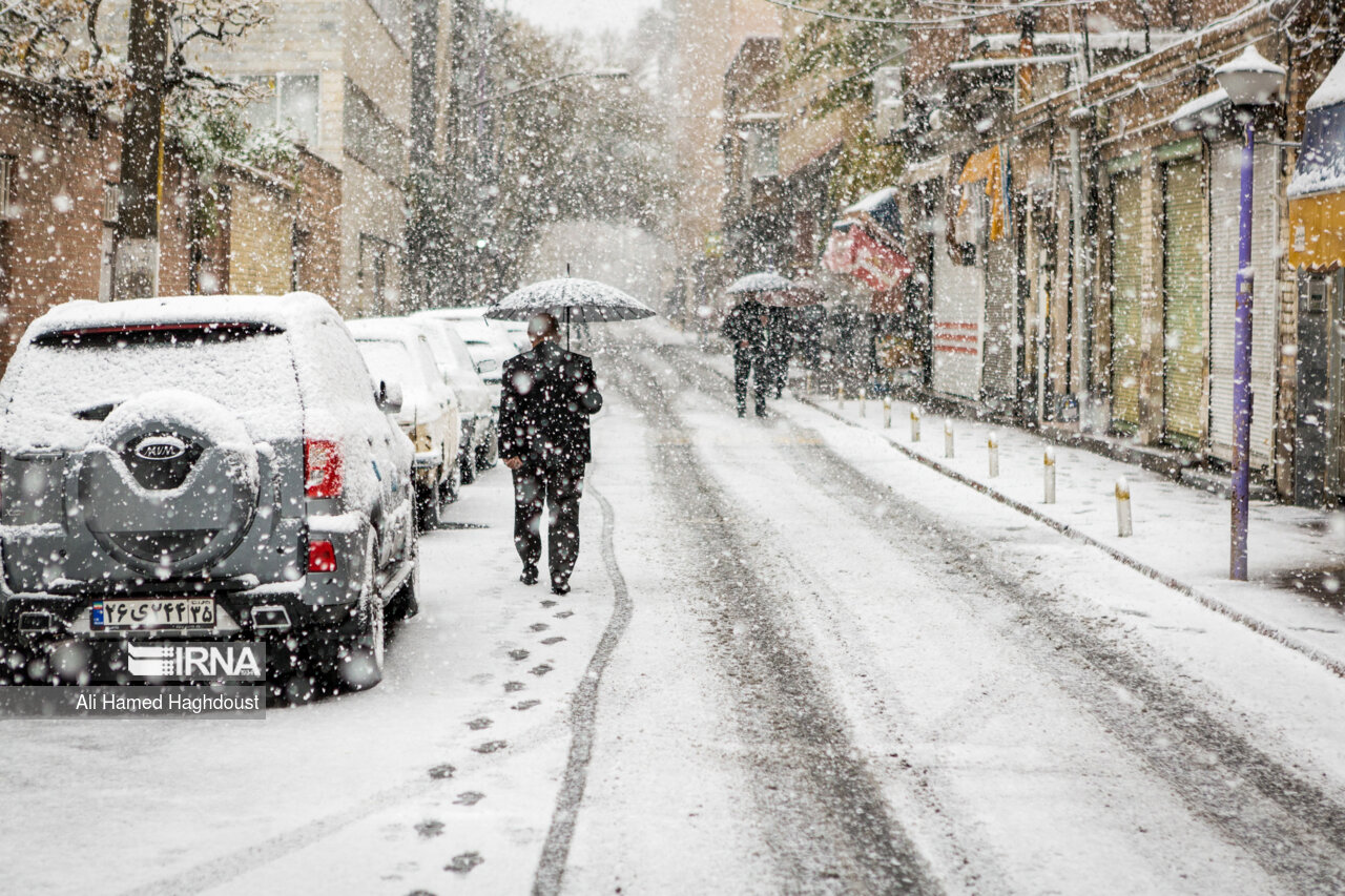 کاهش دما و بارش برف در مناطق مرتفع و سردسیر