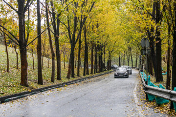 بارندگی پاییزی در تهران