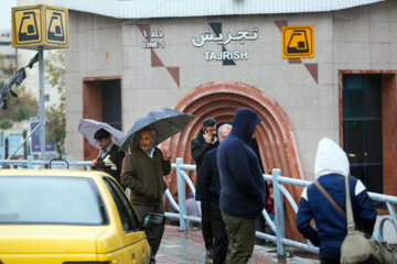 بارندگی پاییزی در تهران