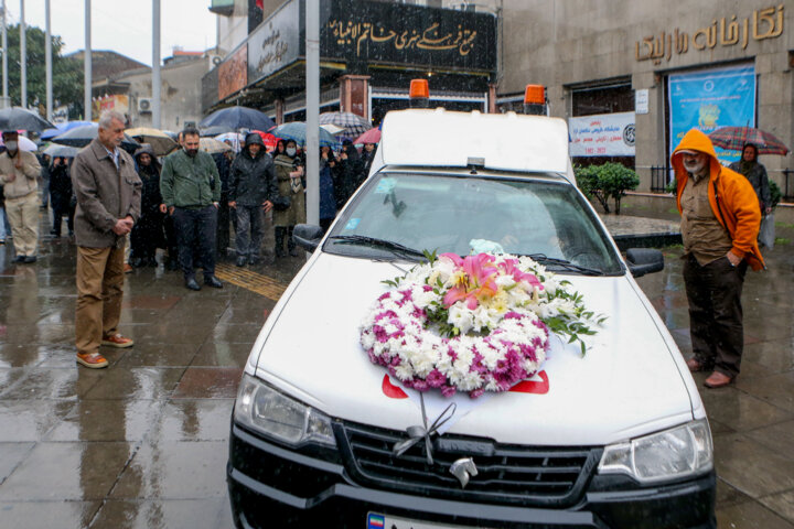 تشییع پیکر «پروانه معصومی»