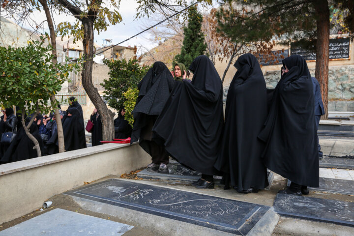 تشییع و خاکسپاری پیکر «پروانه معصومی»