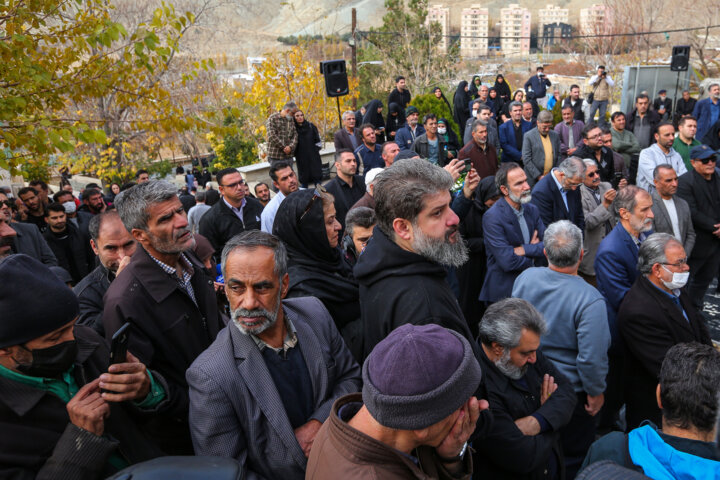 تشییع و خاکسپاری پیکر «پروانه معصومی»