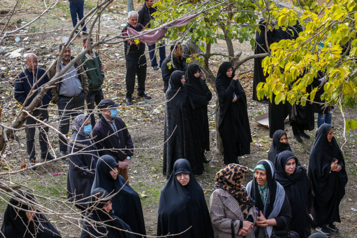 تشییع و خاکسپاری پیکر «پروانه معصومی»