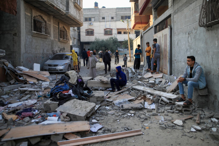 کوچ دوباره مردم غزه به مناطق امن