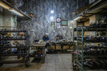 رحیم ستوده ، غلام حسین رجب زاده و کریم مغیطی از پیشکسوتان صنعت تولید کفش هستند که در بازار تهران در کارگاه شخصی رحیم ستوده به کار تولید کفش مشغول هستند. هر کدام از آن ها بیش از ۶۰ سال سابقه تولید کفش را دارند.
