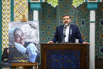 سخنرانی «محمدمهدی اسماعیلی» وزیر فرهنگ و ارشاد اسلامی در مراسم ترحیم «پروانه معصومی»