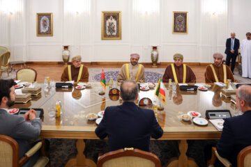 نشست مشترک «حسین امیرعبداللهیان» وزیر امور خارجه ایران و «سید بدر البوسعیدی » وزیر خارجه عمان 