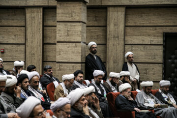 سوگواره یاس نبوی ویژه مبلغان اعزامی اوقاف در ایام فاطمیه در سالن همایش امامزاده سید علی(ع) قم