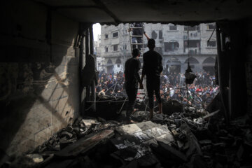 El ataque del régimen de Israel a las zonas residenciales de Gaza
