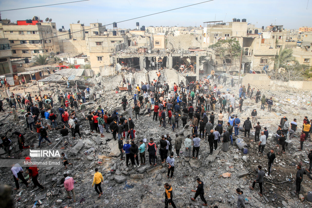 Zionist regime conducts drone attacks in Rafah