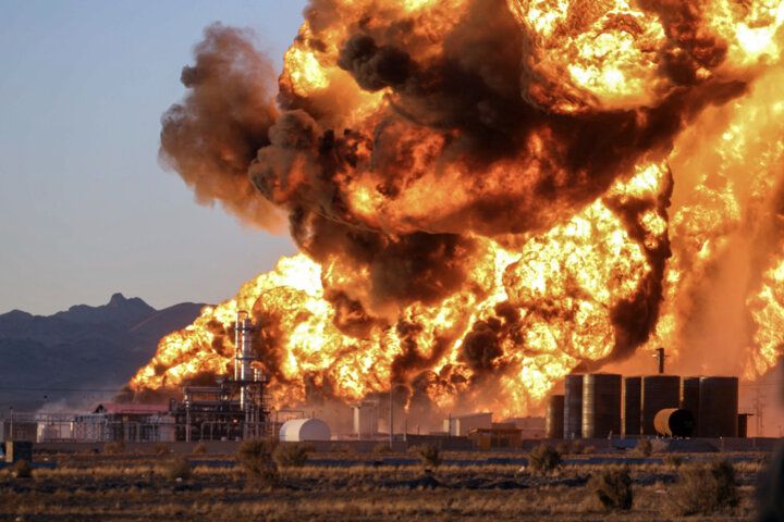 ناگفتههایی از آتشسوزی مینی پالایشگاه بیرجند + فیلم