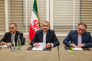 Amir Abdolahian y Bin Farhan se reúnen en Suiza