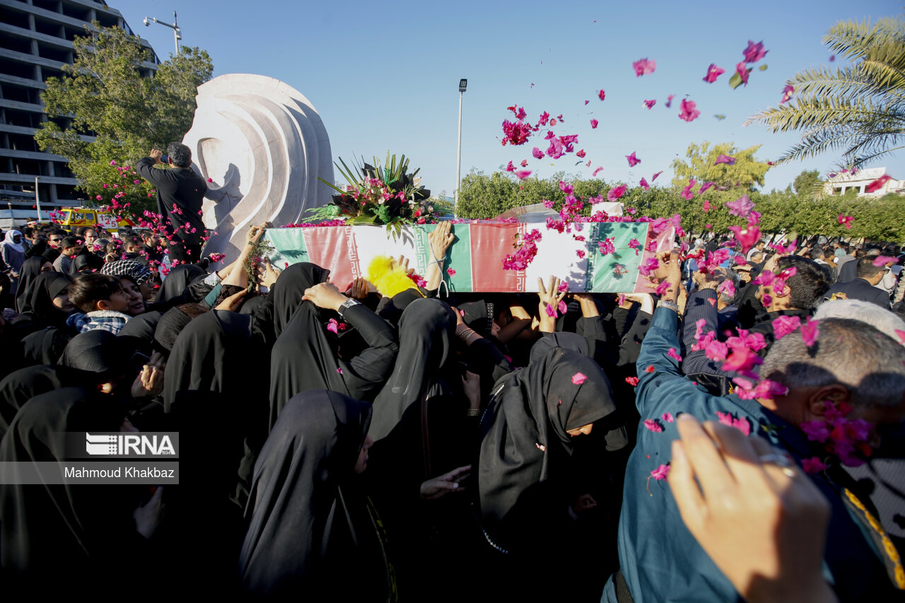 ۲ شهید حادثه تروریستی راسک با شهدای گمنام در مشهد تشییع می‌شوند