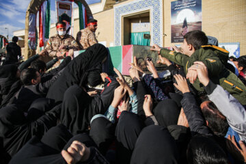 تشییع پیکر ۷ شهید گمنام - قم