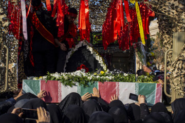 تشییع پیکر پنج شهید گمنام- سمنان