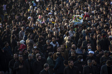 تشییع پیکر پنج شهید گمنام- سمنان