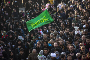 تشییع پیکر ۵ شهید گمنام- سمنان