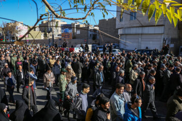 تشییع پیکر شهید مطهر «احسان بابایی»