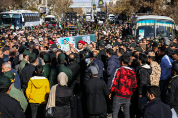 تشییع پیکر شهید مطهر «احسان بابایی»