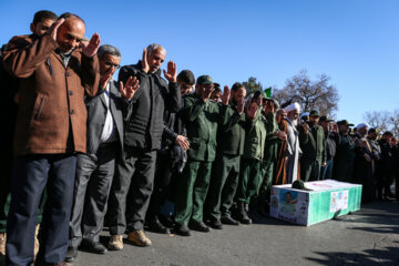 تشییع پیکر شهید مطهر «احسان بابایی»