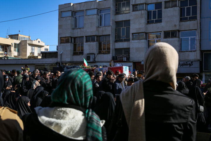 تشییع پیکر شهید «احسان بابایی»