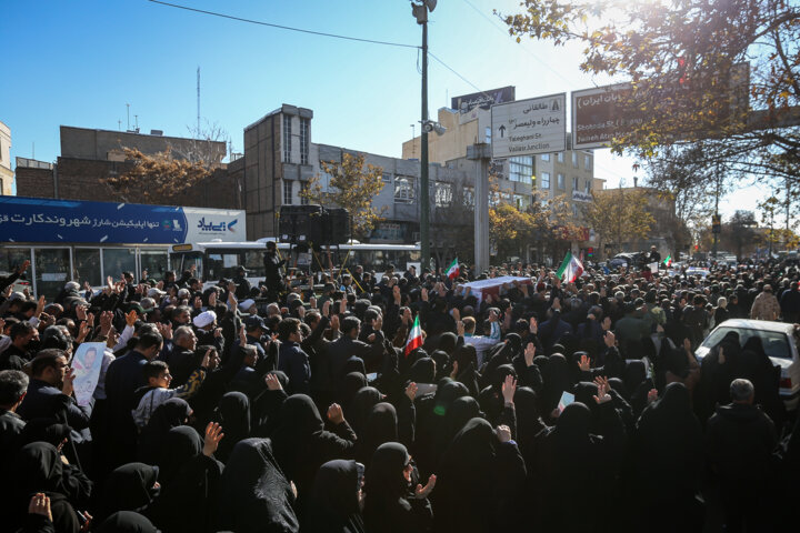 تشییع پیکر شهید «احسان بابایی»