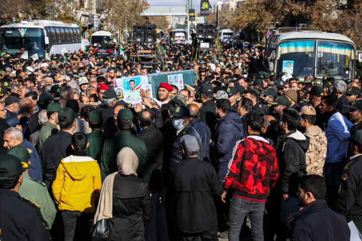 تشییع پیکر شهید «احسان بابایی»