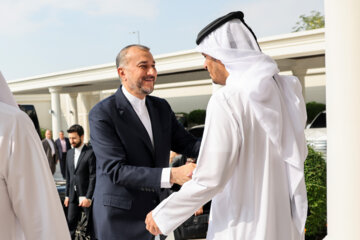 Iran Fm meet his Qatar Counterpart