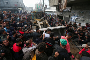 حمله رژیم صهیونیستی به جنوب نوار غزه ۱۷ شهید برجای گذاشت