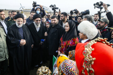 President Raisi visits to Ashooradeh Island in Golestan Province