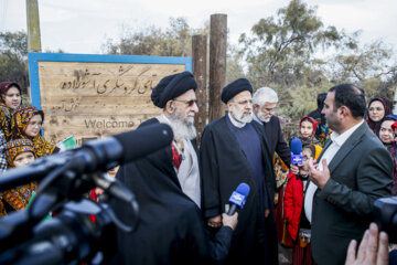 President Raisi visits to Ashooradeh Island in Golestan Province