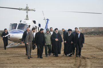 President Raisi visits to Ashooradeh Island in Golestan Province