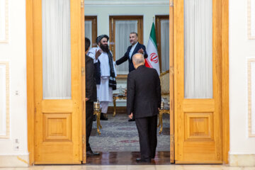 دیدار«امیرخان متقی» سرپرست وزارت خارجه افغانستان با امیرعبداللهیان وزیر امورخارجه